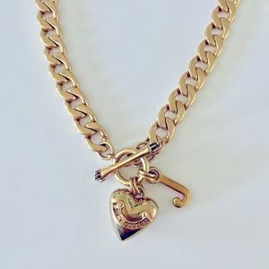 Juicy Couture gold necklace